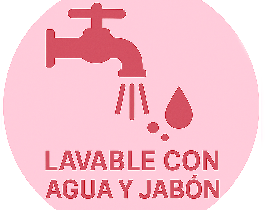 Kristalpad es lavable con agua y jabón